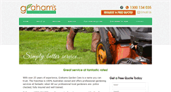 Desktop Screenshot of grahamsgardencare.com.au