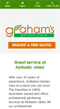 Mobile Screenshot of grahamsgardencare.com.au